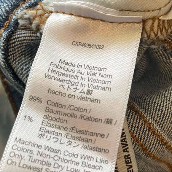 Madewell Mid-Rise Kick Out Cropped Jeans Size 30 - Picture 9 of 10